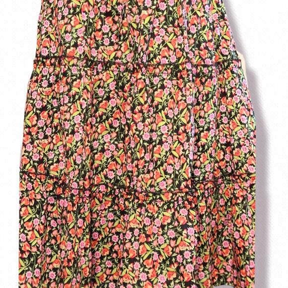 B Darlin Black Floral size 5/6 Junior, Spaghetti Strap Mini Dress ~ Brand New - Picture 5 of 6